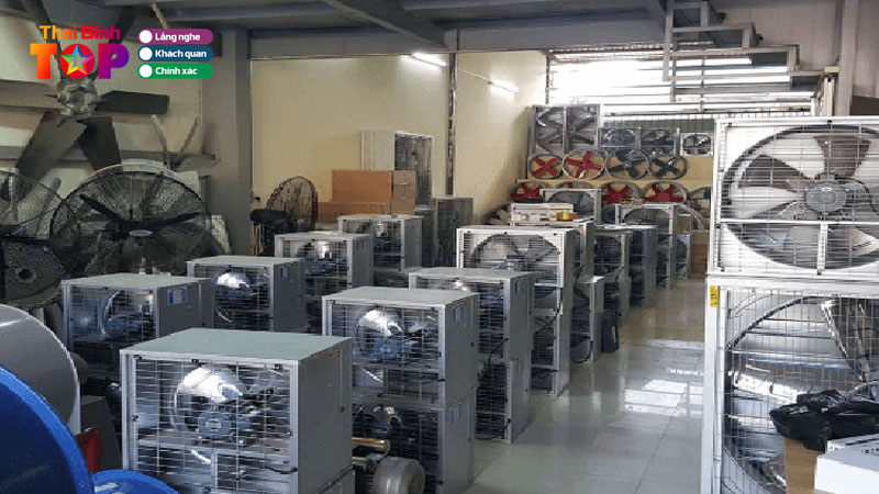 Top 5+ địa chỉ mua quạt công nghiệp ở Thái Bình chính hãng